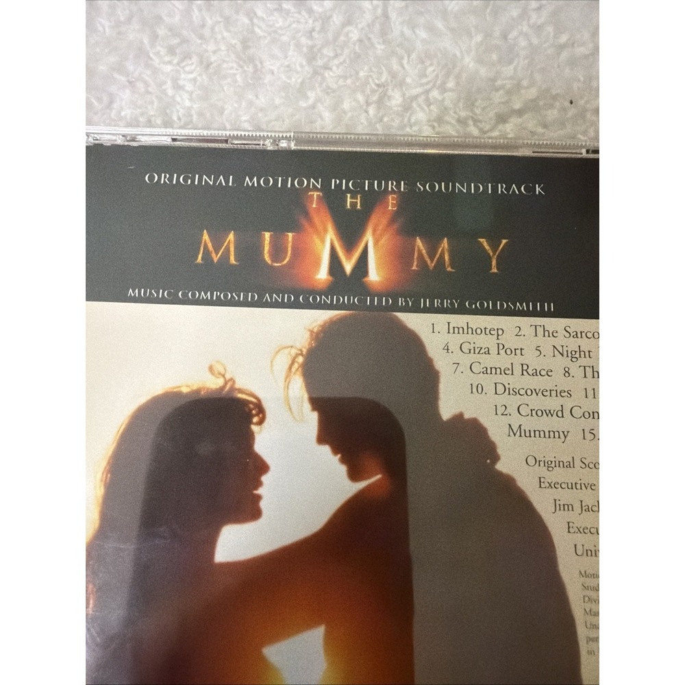 The Mummy Original Motion Picture Soundtrack CD Audio Jerry Goldsmith 1999 Vtg - Picture 4 of 10